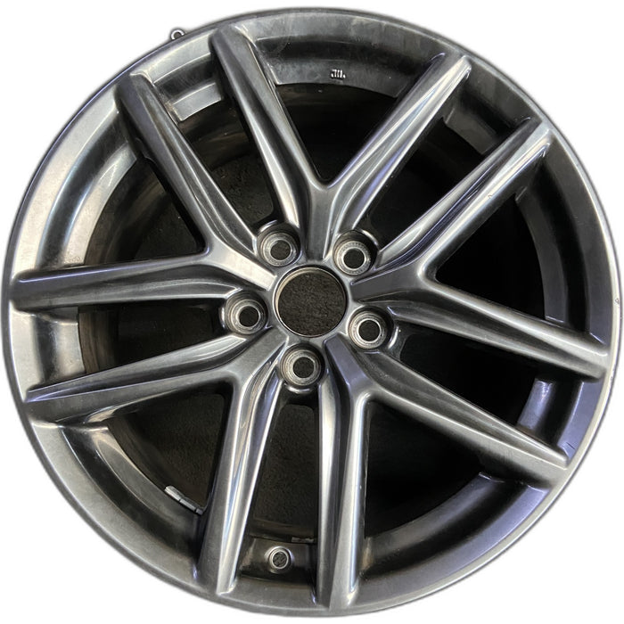18" LEXUS IS250 14-15 18x8.5 , 10 spoke Original OEM Wheel Rim - Front View