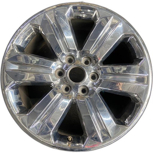 20" FORD F150 PICKUP 18-20 20x8.5, 6 spoke, chrome Original OEM Wheel Rim - Front View