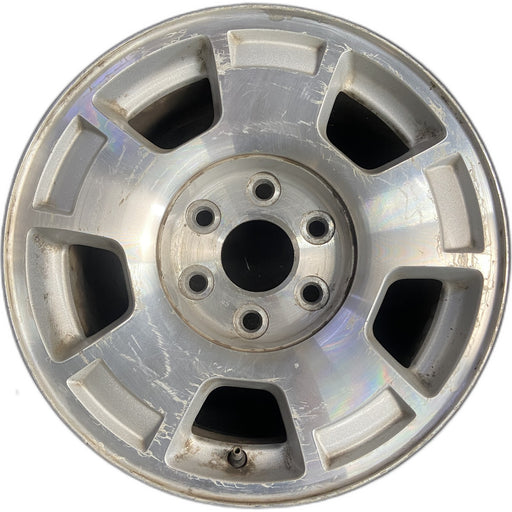 17" AVALANCHE 1500 07-10 17x7.5", aluminum, , single groove in each spoke - Front View