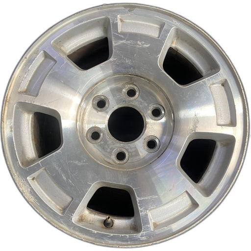 17" AVALANCHE 1500 07-10 17x7.5", aluminum, , single groove in each spoke - Front View