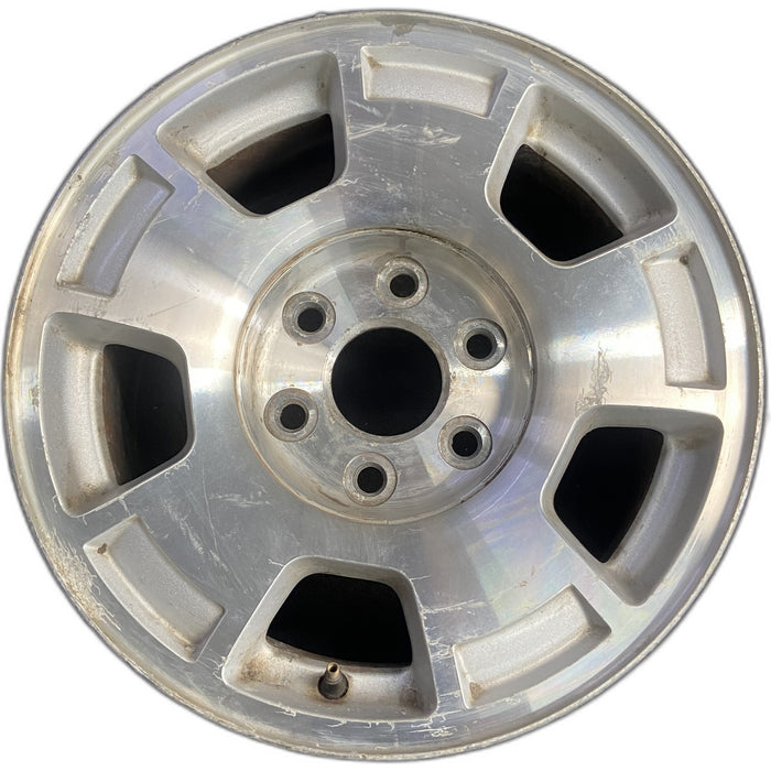 17" AVALANCHE 1500 07-10 17x7.5", aluminum, , single groove in each spoke - Front View