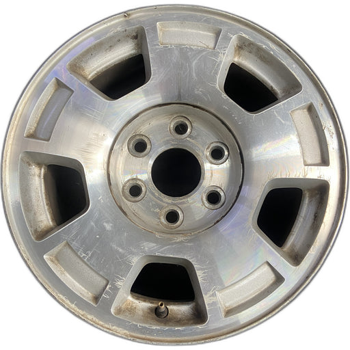 17" AVALANCHE 1500 07-10 17x7.5", aluminum, , single groove in each spoke - Front View