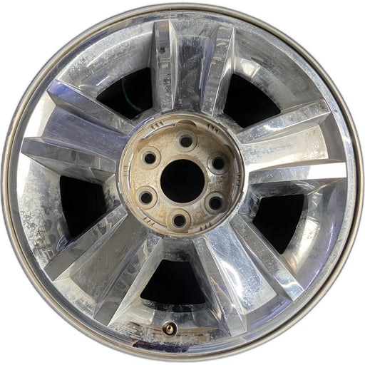 20" AVALANCHE 1500 09-10 20x8.5, 5 spoke, covered lug nuts, grooved spoke - Front View
