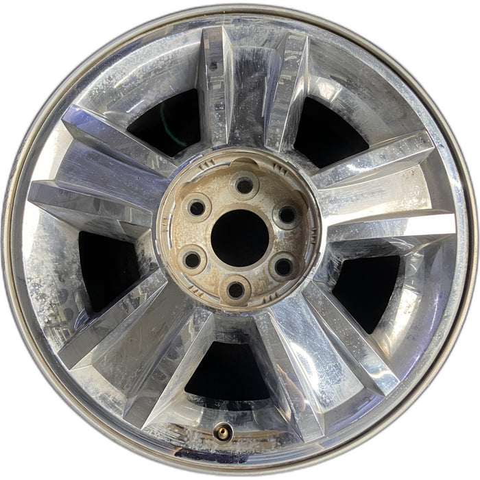 20" AVALANCHE 1500 09-10 20x8.5, 5 spoke, covered lug nuts, grooved spoke - Front View