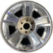 20" AVALANCHE 1500 09-10 20x8.5, 5 spoke, covered lug nuts, grooved spoke - Front View