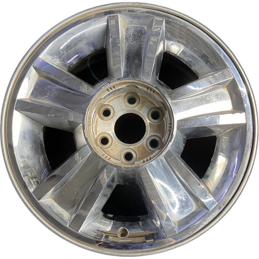 20" AVALANCHE 1500 09-10 20x8.5, 5 spoke, covered lug nuts, grooved spoke - Front View