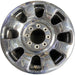 20" FORD F250SD PICKUP 23-26 20x8, , solid spoke, silver Original OEM Wheel Rim - Front View