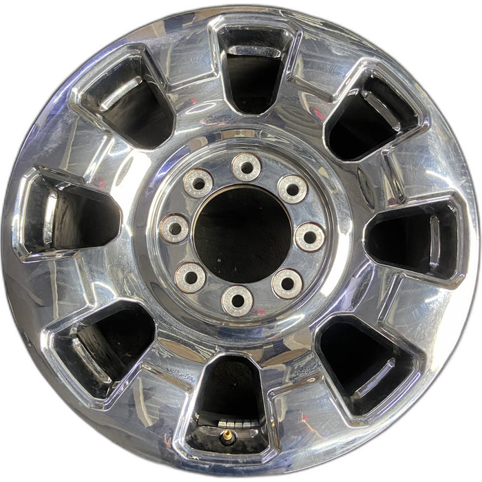 20" FORD F250SD PICKUP 23-26 20x8, , solid spoke, silver Original OEM Wheel Rim - Front View