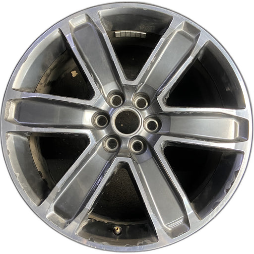 20" ACADIA 17 VIN Z , 20x8, 6 spoke, opt RTU Original OEM Wheel Rim - Front View