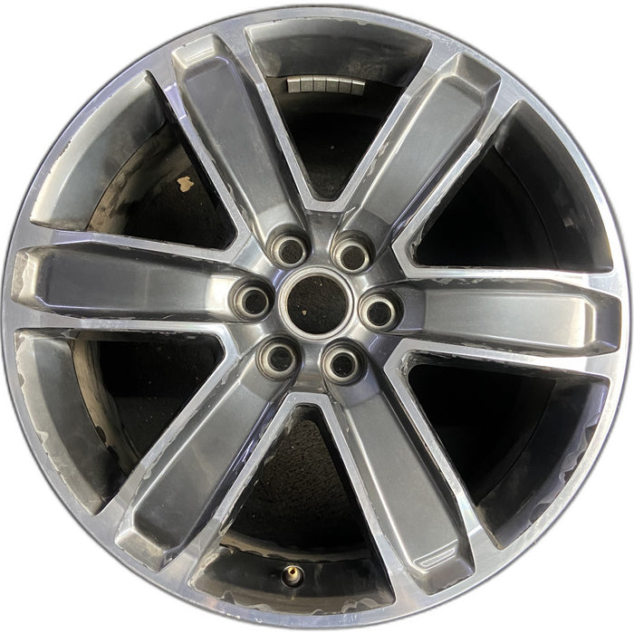 20" ACADIA 17 VIN Z , 20x8, 6 spoke, opt RTU Original OEM Wheel Rim - Front View