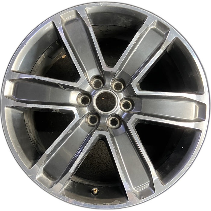 20" ACADIA 17 VIN Z , 20x8, 6 spoke, opt RTU Original OEM Wheel Rim - Front View