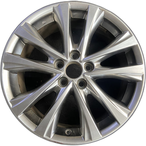 18" RAV4 16-17 18x7.5 , , 5 split spoke Original OEM Wheel Rim - Front View