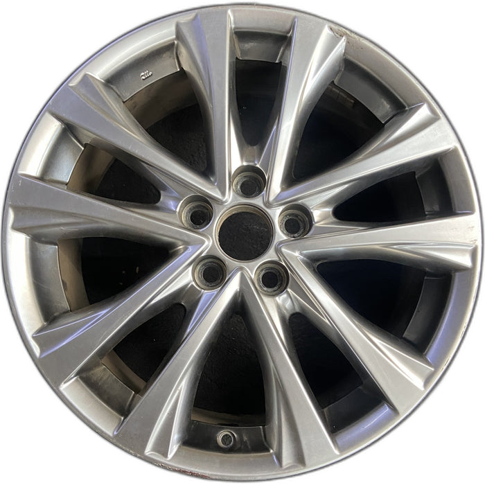 18" RAV4 16-17 18x7.5 , , 5 split spoke Original OEM Wheel Rim - Front View