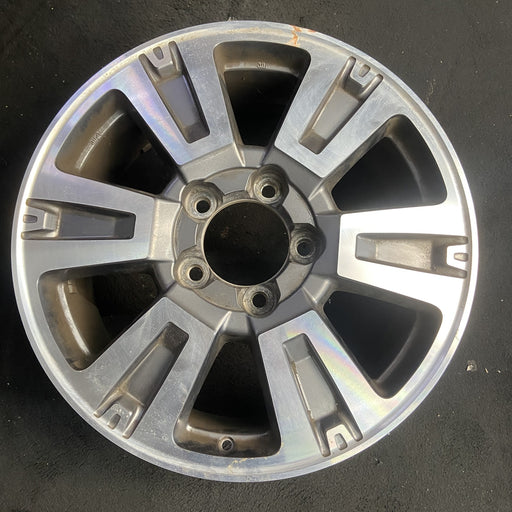 20" TUNDRA 18-21 20x8 , 6 spoke, exposed lug nuts, gray inlay Original OEM - Additional View