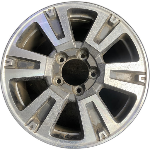20" TUNDRA 18-21 20x8 , 6 spoke, exposed lug nuts, gray inlay Original OEM - Front View