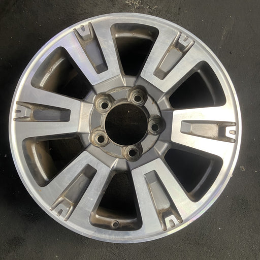 20" TUNDRA 18-21 20x8 , 6 spoke, exposed lug nuts, gray inlay Original OEM - Additional View