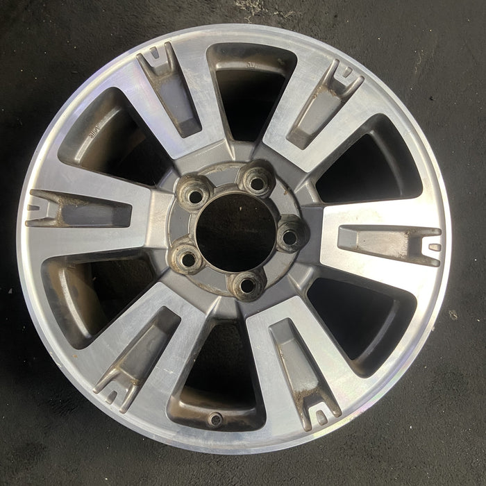 20" TUNDRA 18-21 20x8 , 6 spoke, exposed lug nuts, gray inlay Original OEM - Additional View