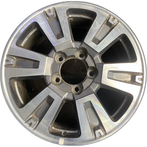 20" TUNDRA 18-21 20x8 , 6 spoke, exposed lug nuts, gray inlay Original OEM - Front View