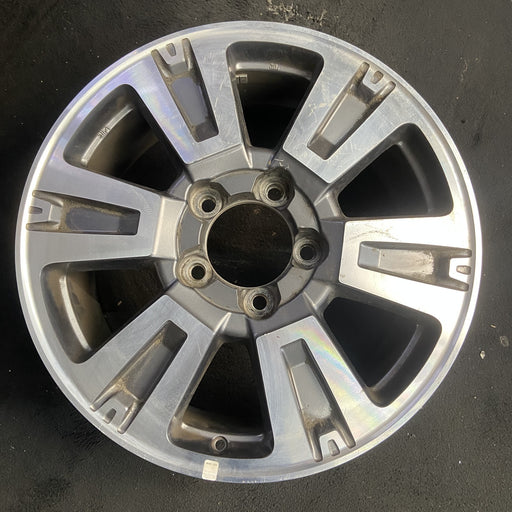 20" TUNDRA 18-21 20x8 , 6 spoke, exposed lug nuts, gray inlay Original OEM - Additional View