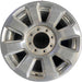 20" FORD F250SD PICKUP 17 20x8 , 8 spoke, polished, 8" center cap, Original OEM - Front View