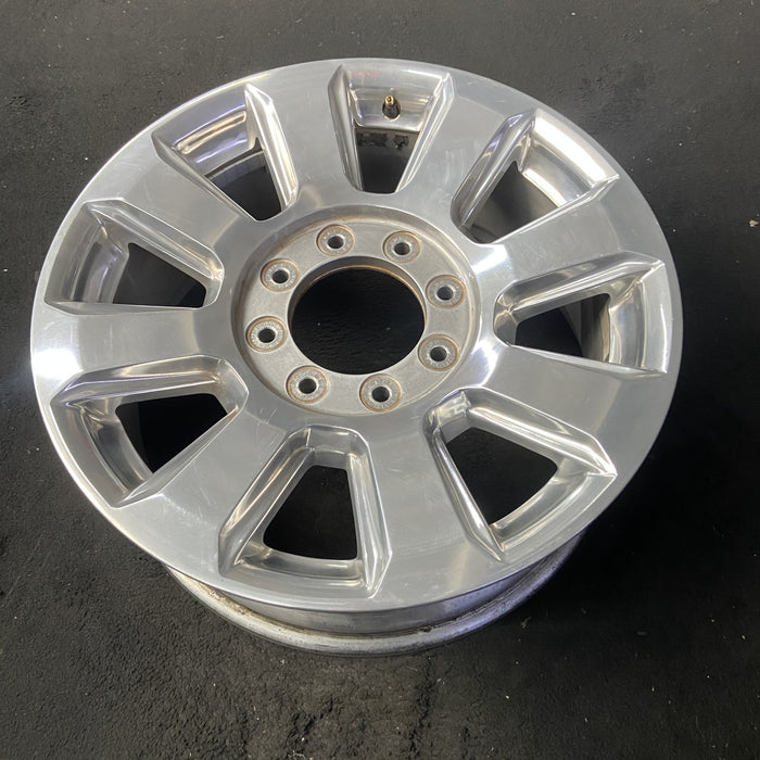 20" FORD F250SD PICKUP 17 20x8 , 8 spoke, polished, 8" center cap, Original OEM - View 8
