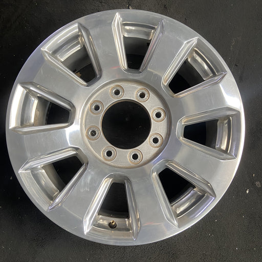20" FORD F250SD PICKUP 17 20x8 , 8 spoke, polished, 8" center cap, Original OEM - Additional View
