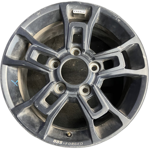 18" TUNDRA 19-21 18x8, alloy, 5 spoke, black Original OEM Wheel Rim - Front View