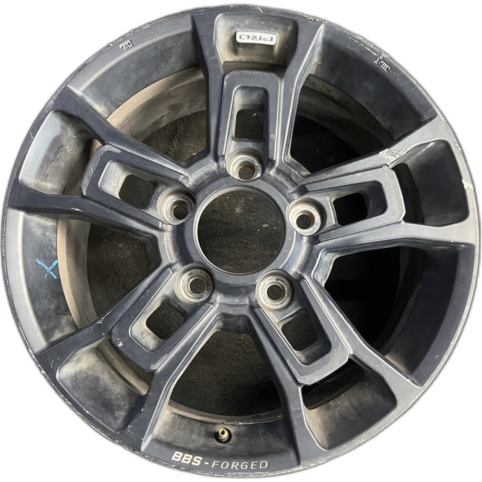 18" TUNDRA 19-21 18x8, alloy, 5 spoke, black Original OEM Wheel Rim - Front View