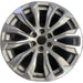 22" YUKON 21-24 22x9, 12 spoke, machined face with gray pockets Original OEM - Front View