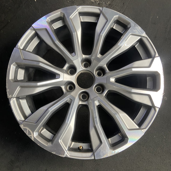 22" YUKON 21-24 22x9, 12 spoke, machined face with gray pockets Original OEM - Additional View