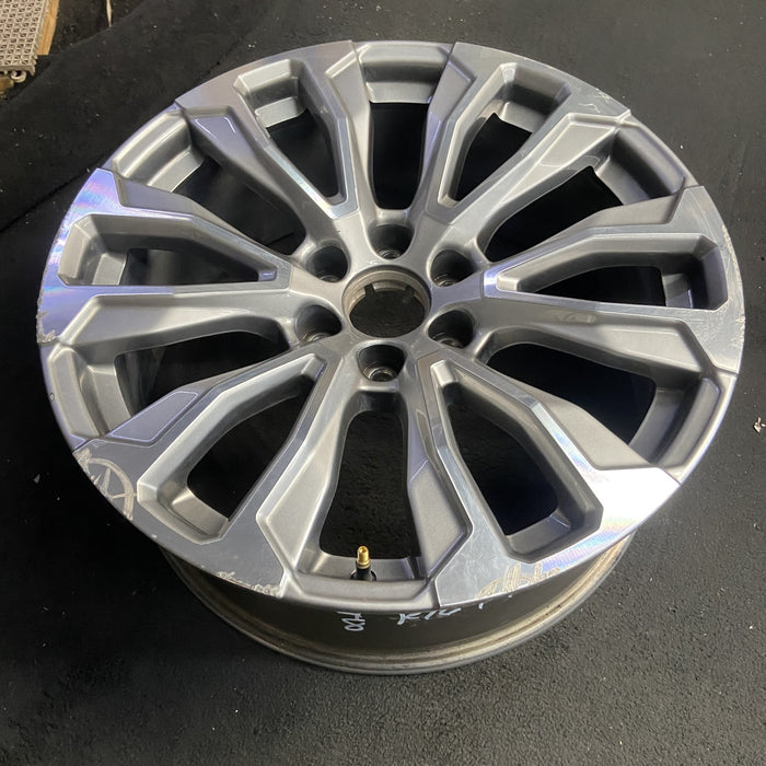 22" YUKON 21-24 22x9, 12 spoke, machined face with gray pockets Original OEM - View 7