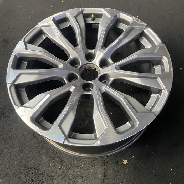 22" YUKON 21-24 22x9, 12 spoke, machined face with gray pockets Original OEM - View 8