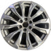 22" YUKON 21-24 22x9, 12 spoke, machined face with gray pockets Original OEM - Front View