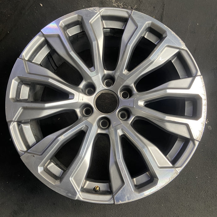 22" YUKON 21-24 22x9, 12 spoke, machined face with gray pockets Original OEM - Additional View