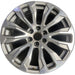 22" YUKON 21-24 22x9, 12 spoke, machined face with gray pockets Original OEM - Front View