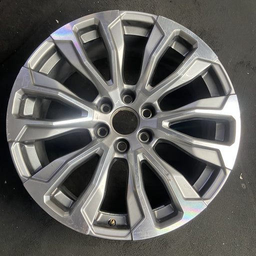 22" YUKON 21-24 22x9, 12 spoke, machined face with gray pockets Original OEM - Additional View