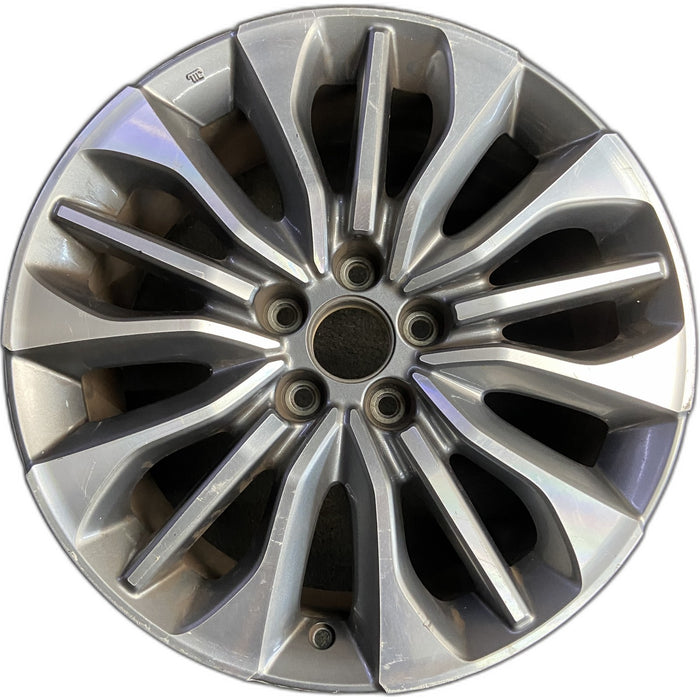 19" RLX 18-20 19x8 , factory installed, VIN 5 Original OEM Wheel Rim - Front View