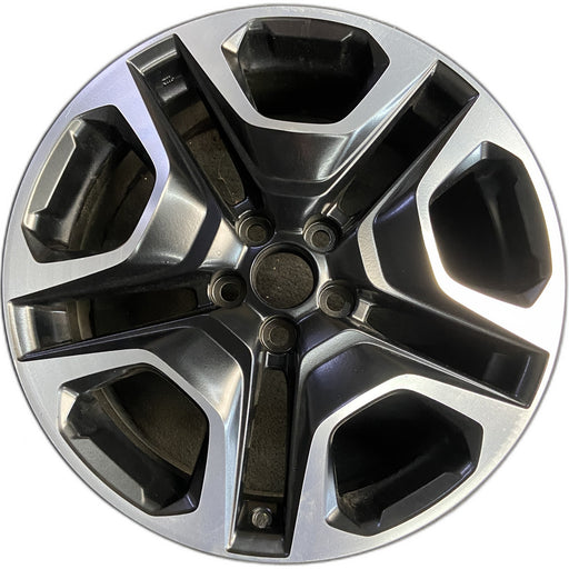 19" RAV4 19-20 19x7.5 , , matte black inlay Original OEM Wheel Rim - Front View