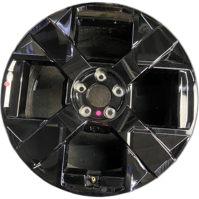 19" SPORTAGE 26 gasoline, 19x7.5 , gloss black Original OEM Wheel Rim - Front View