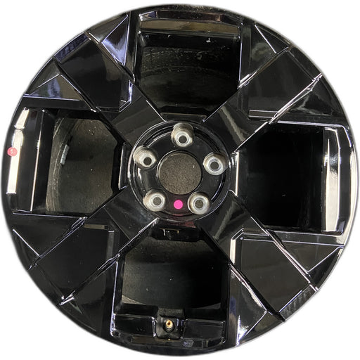19" SPORTAGE 26 gasoline, 19x7.5 , gloss black Original OEM Wheel Rim - Front View