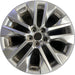19" RAV4 19-20 19x7.5 , , silver inlay Original OEM Wheel Rim - Front View