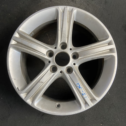 17" BMW 320i 12-13 , 17x7.5 , 5 spoke, triple edge spoke Original OEM Wheel Rim - Additional View