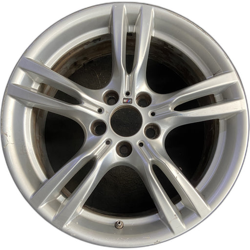18" BMW 320i 12-13 , 18x8 , 5 spoke, double spoke, arched spoke Original OEM - Front View