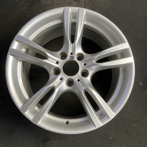 18" BMW 320i 12-13 , 18x8.5 , , double spoke Original OEM Wheel Rim - Additional View