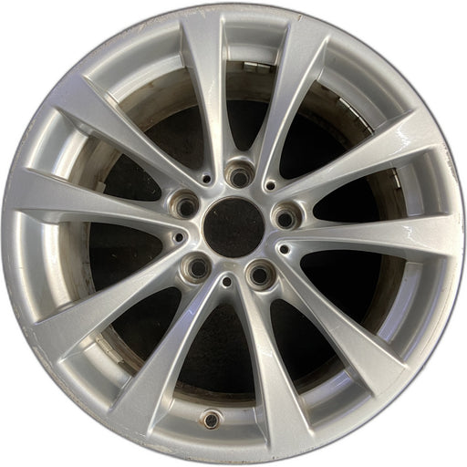 17" BMW 320i 12-13 , 17x7.5 , 5 spoke, V spoke, narrow spoke edge Original OEM - Front View