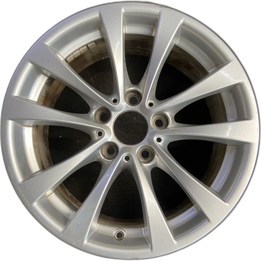17" BMW 320i 12-13 , 17x7.5 , 5 spoke, V spoke, narrow spoke edge Original OEM - Front View