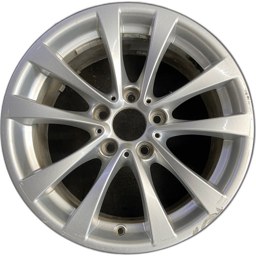 17" BMW 320i 12-13 , 17x7.5 , 5 spoke, V spoke, narrow spoke edge Original OEM - Front View