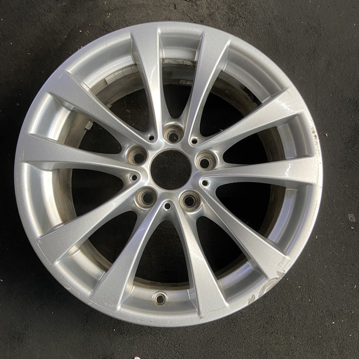 17" BMW 320i 12-13 , 17x7.5 , 5 spoke, V spoke, narrow spoke edge Original OEM - Additional View
