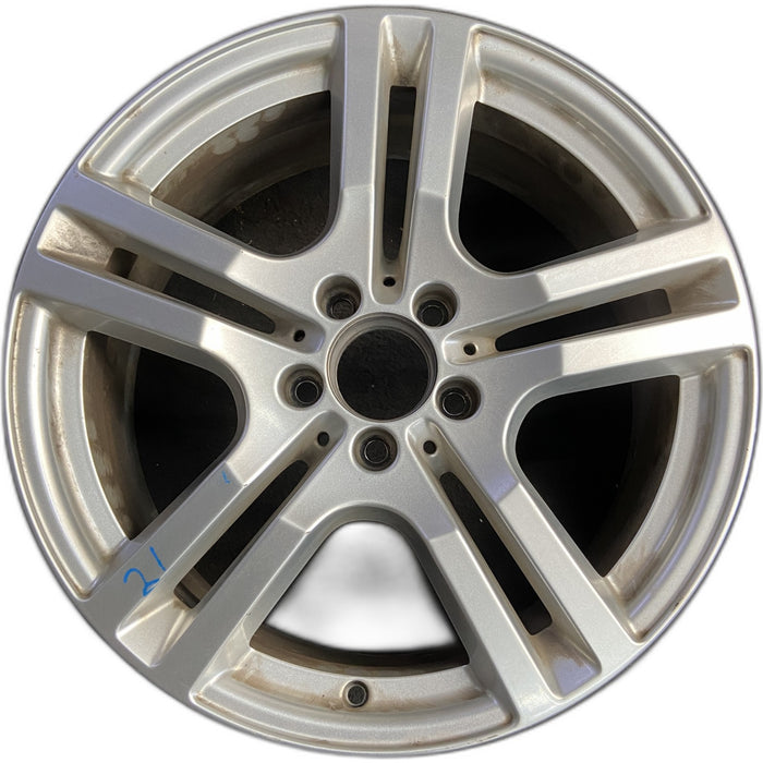 18" MERCEDES GLA-CLASS 21-23 247 Type, GLA250, 18x7.5 Original OEM Wheel Rim - Front View