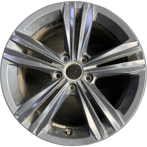 17" JETTA 22-24 17x7, , dark gray Original OEM Wheel Rim - Front View